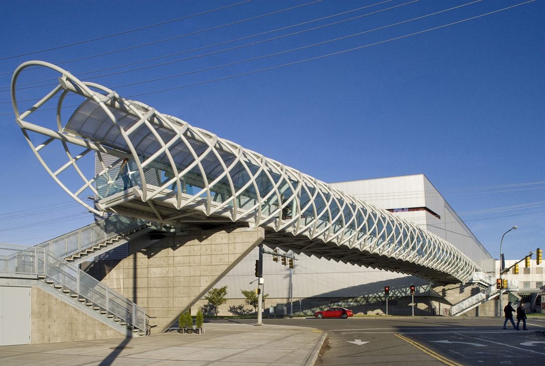 pedestrian overpass pedestrian overpass